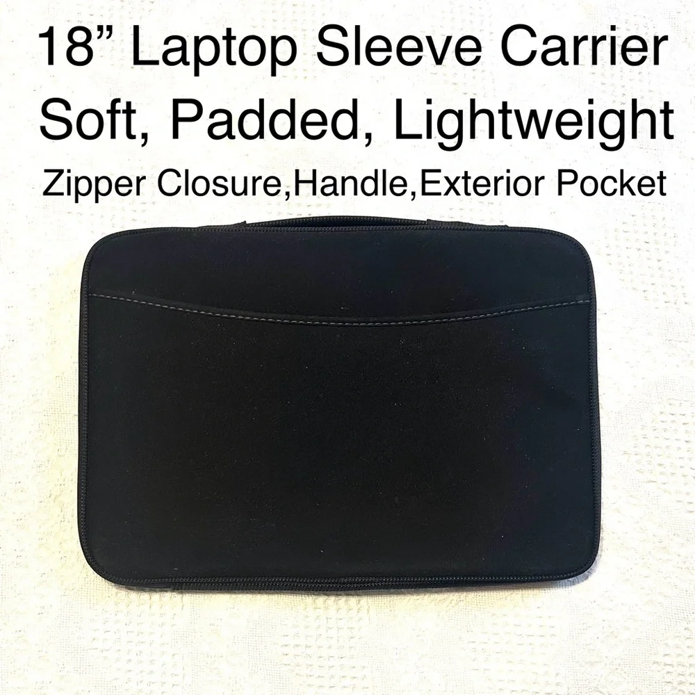 5/$15💥 18” Laptop Case Padded Carrier Handle Organizer Briefcase