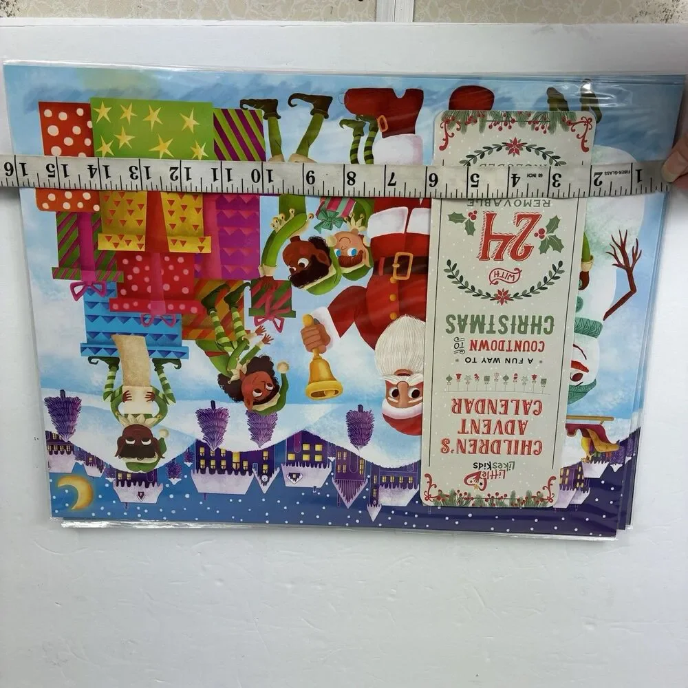 Kids Christmas Sticker Advent Calendar Holiday Countdown- Lot Of 3 NEW