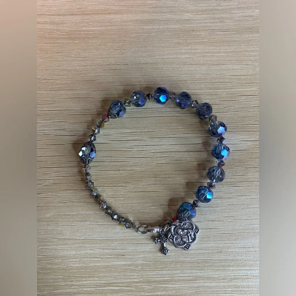 Preloved Beaded Mother Mary Bracelet
