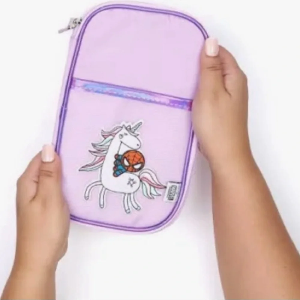 Yoobi x Marvel NWT Spiderman on Unicorn Pencil Organizer
