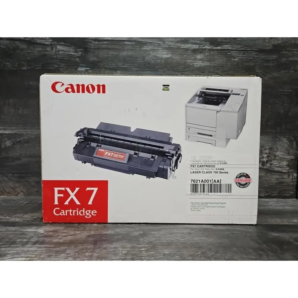 Canon FX 7 Toner Catridge 7621A001 [AA] OEM FX7 FX-7 **FACTORY SEALED-EXPIRED**