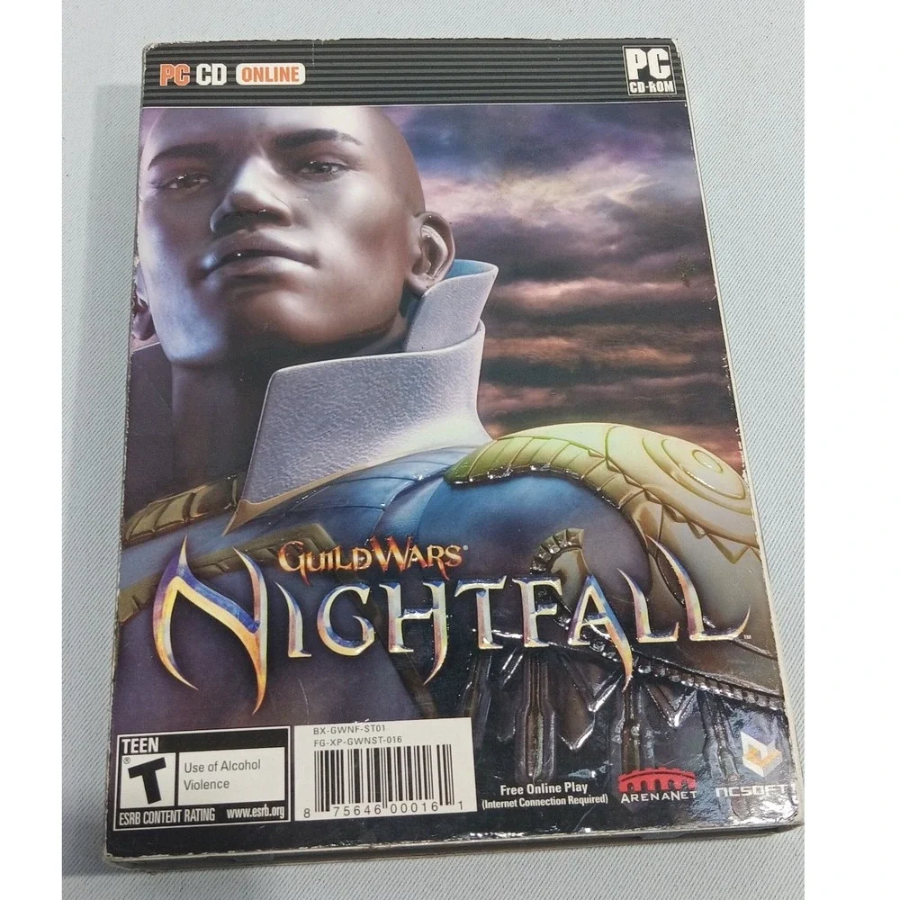 Guild Wars Nightfall PC CD ROM Game Expansion Expansion Pack Complete
