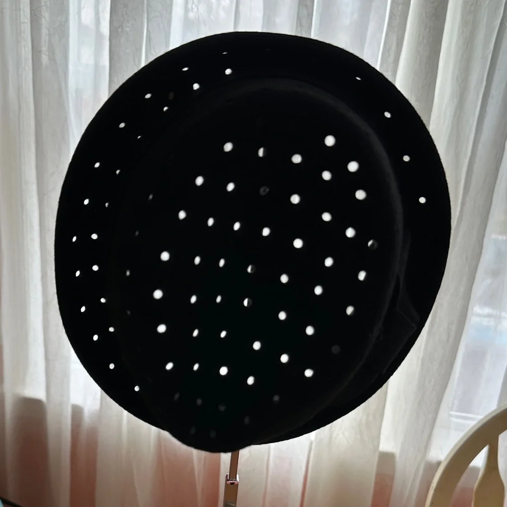 Midnight Velvet Black Party Hat