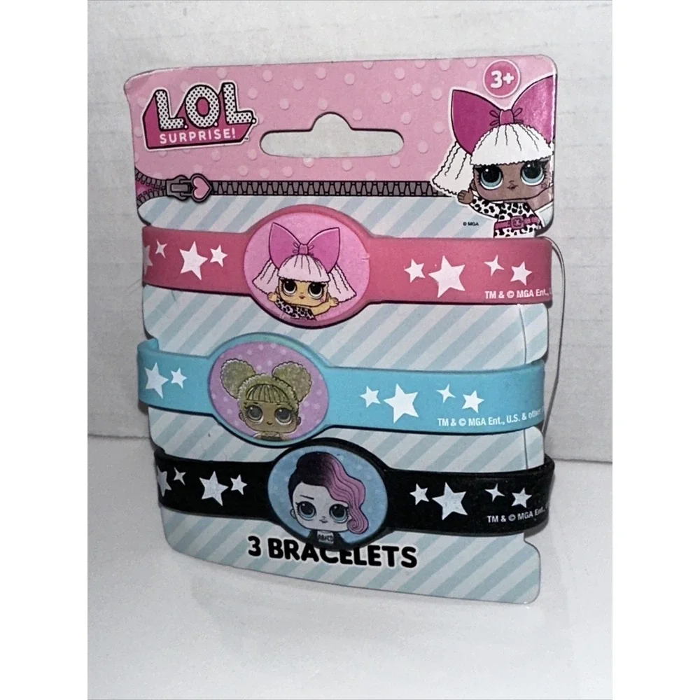 Lol Surprise Bracelet Set 3 designs Dress up Girl jewelry NEW Party Favor A21