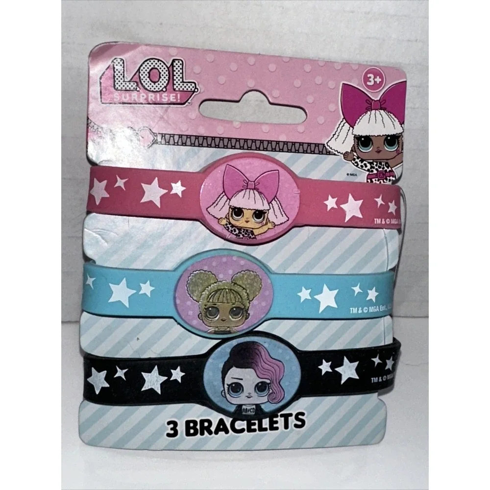 Lol Surprise Bracelet Set 3 designs Dress up Girl jewelry NEW Party Favor A21