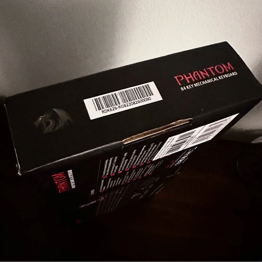 Red Dragon Phantom 84 Key Mechanical Keyboard: NWT