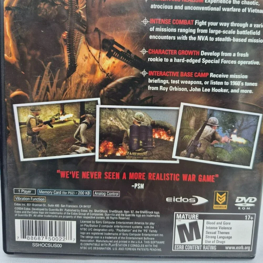 Sony violence rated mature