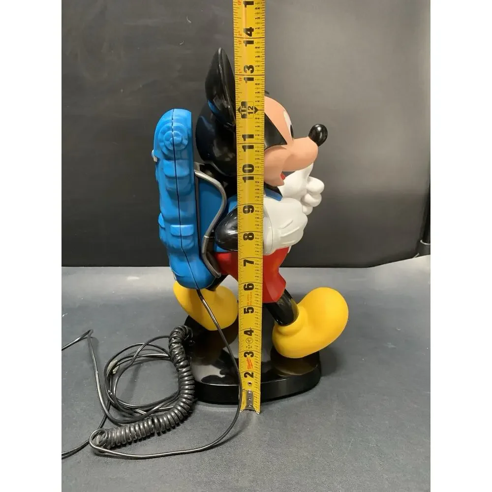 Vintage Mickey Mouse Tyco Telephone 1986 Traveling Backpack Phone Tested, Works