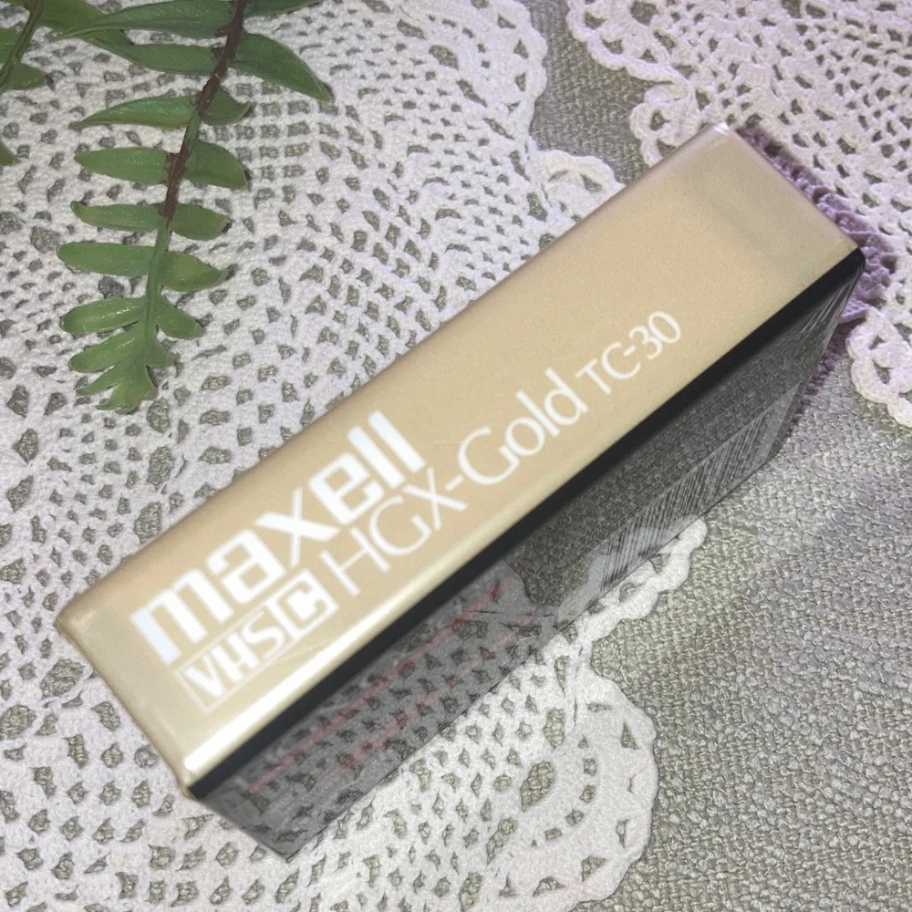 Maxell TC-30 VHS-C Premium High Grade HGX-Gold Camcorder Cassette New Sealed