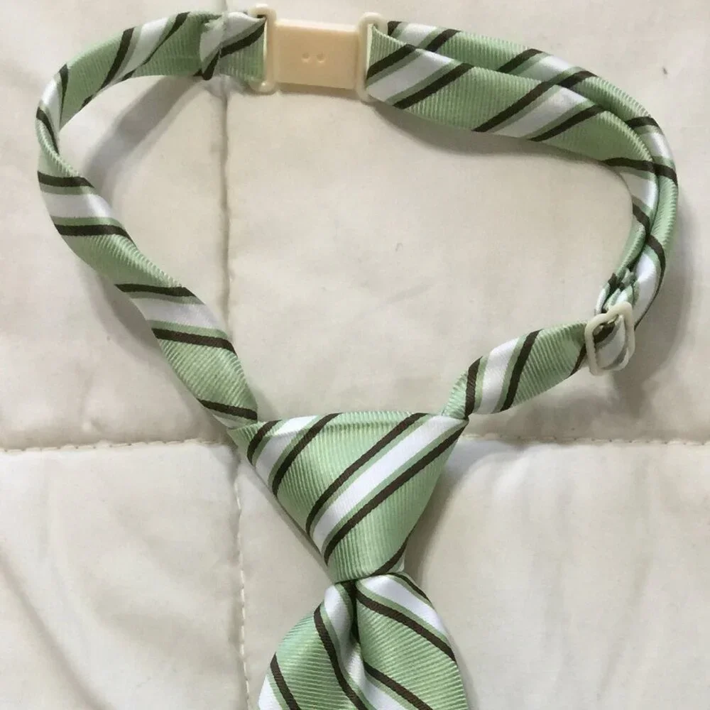 TCP - Children's Place Green Striped  Neck Tie {Size 24m-4T)