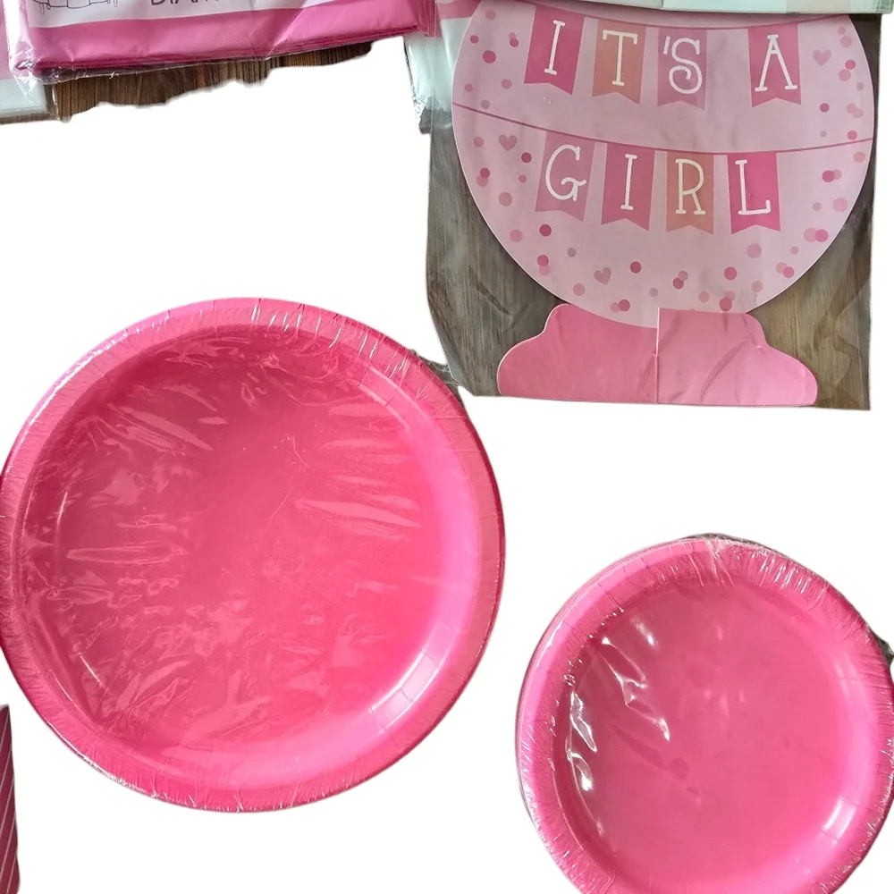 Baby Shower Set Pink And Its A Girl