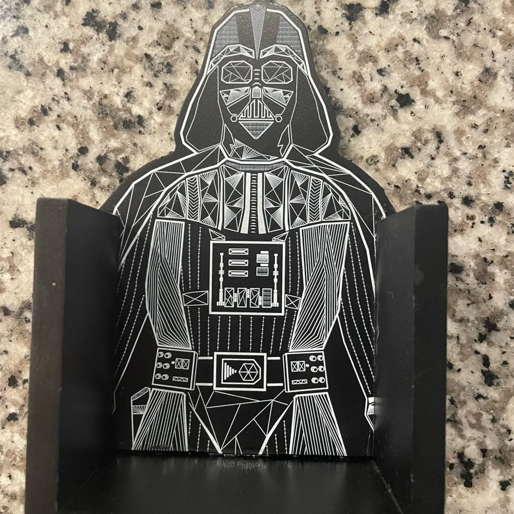 Black Star Wars Perpetual Desk Calendar