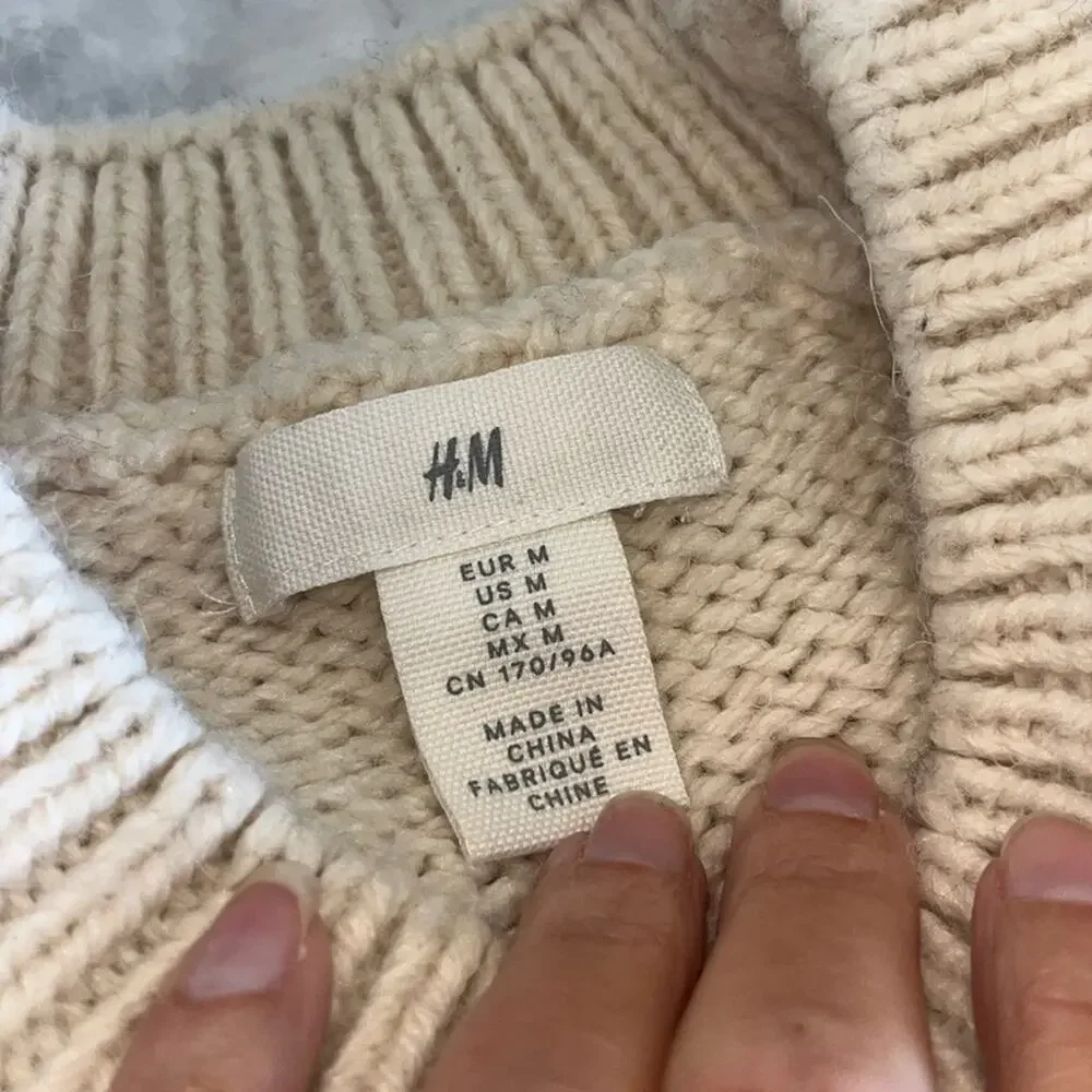 H&M oversized stripe