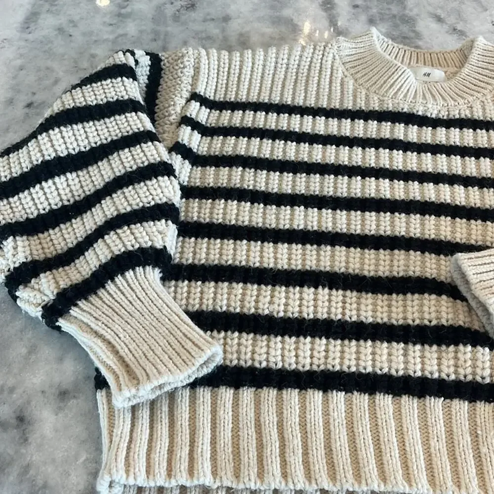 H&M oversized stripe