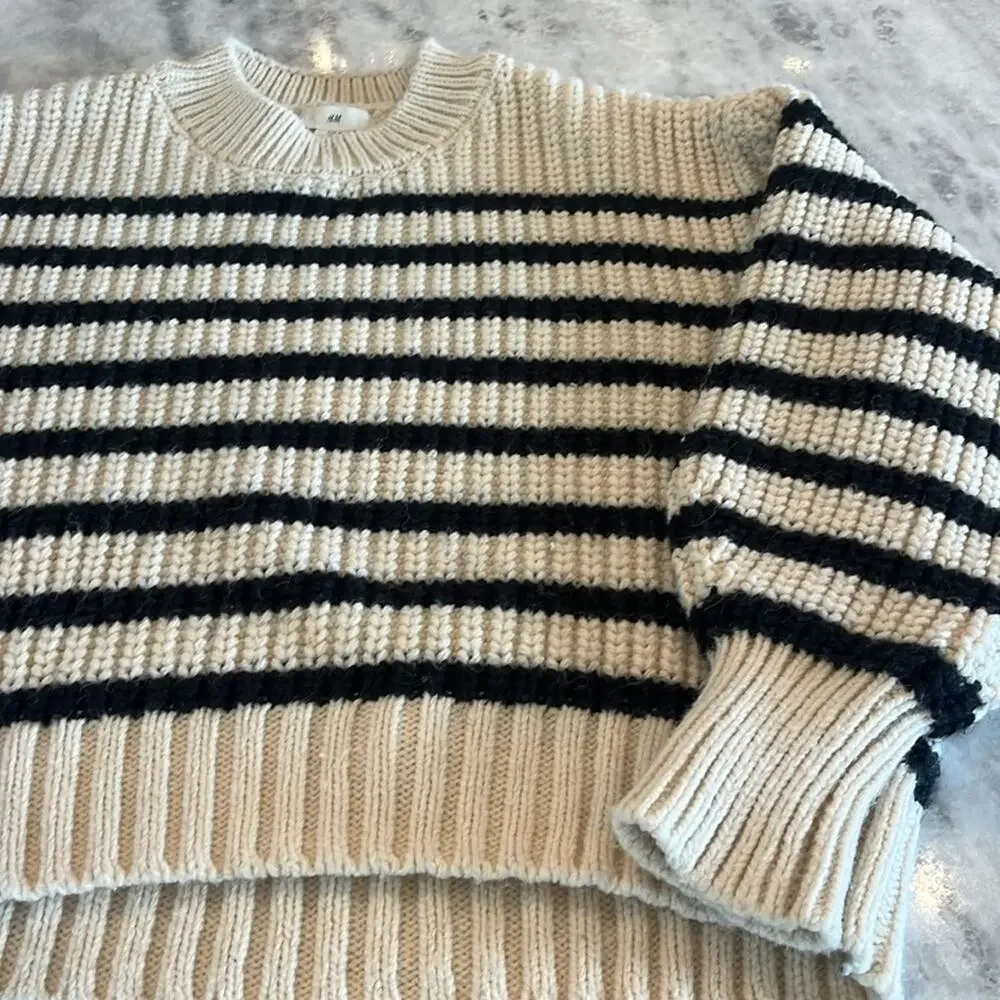 H&M oversized stripe