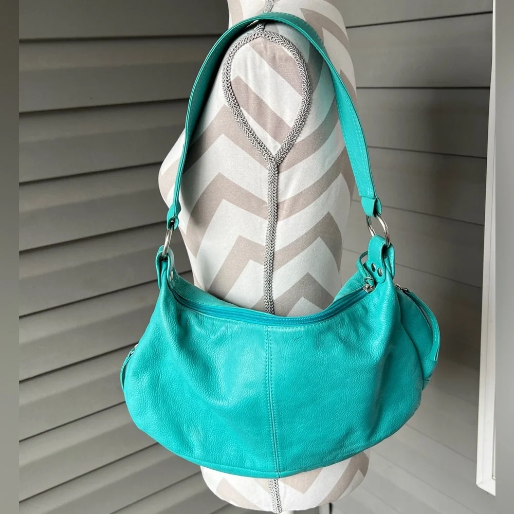 VINTAGE- Hobo International Leather Hobo Shoulder Bag Handbag