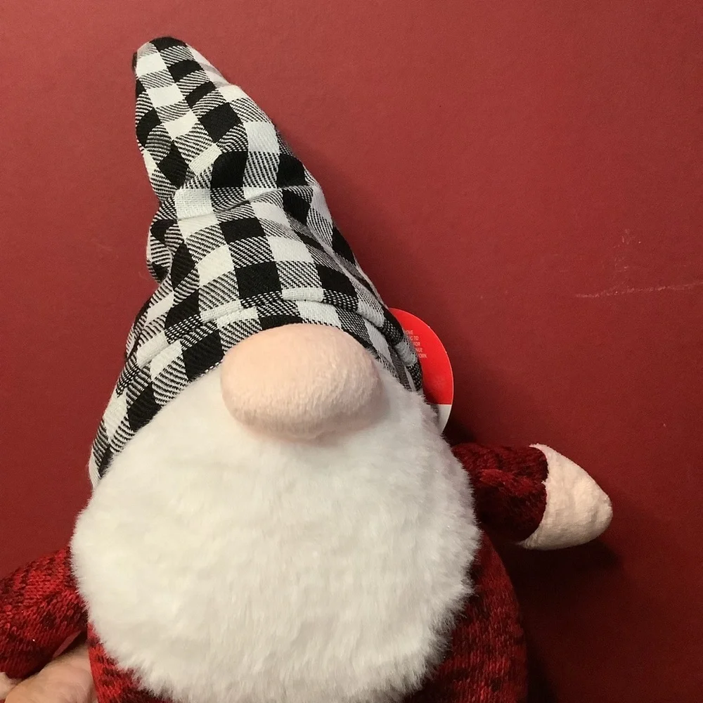 Pet Shoppe SANTA Plush Dog Toy Push Belly& My Hat Pops Up Legs Pull Back & Forth