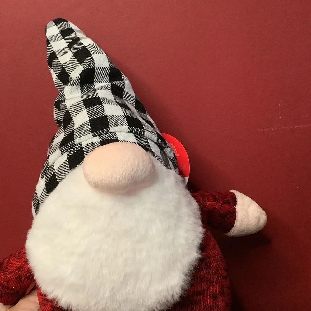 Pet Shoppe SANTA Plush Dog Toy Push Belly& My Hat Pops Up Legs Pull Back & Forth