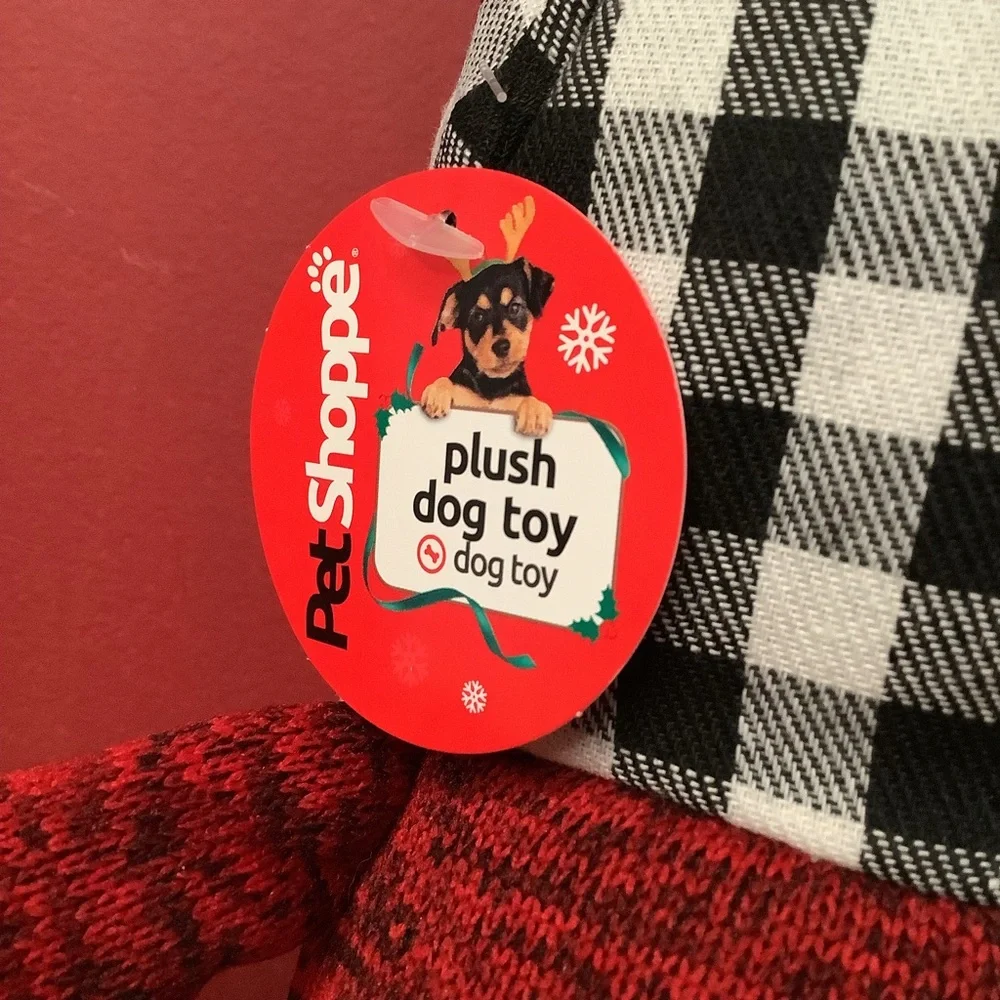 Pet Shoppe SANTA Plush Dog Toy Push Belly& My Hat Pops Up Legs Pull Back & Forth