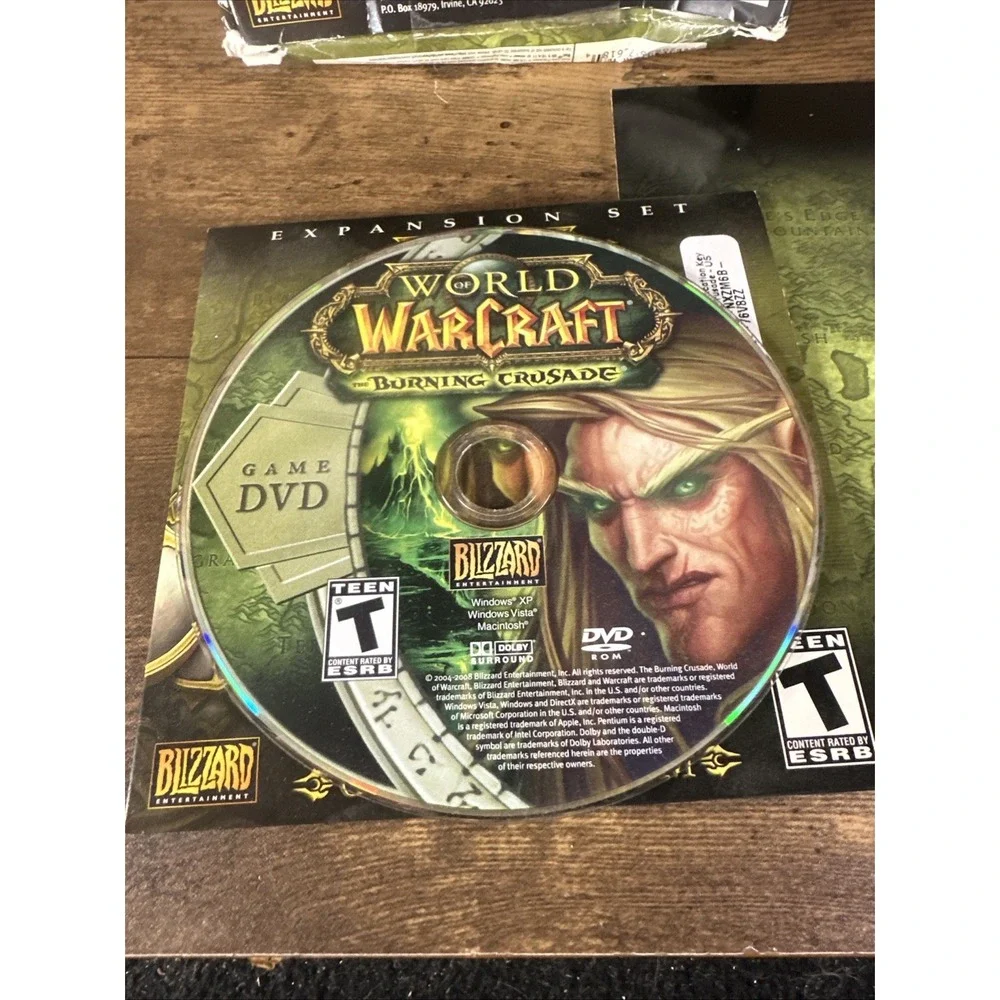 World of Warcraft: The Burning Crusade (PC, 2007) Expansion Set Fast Shipping