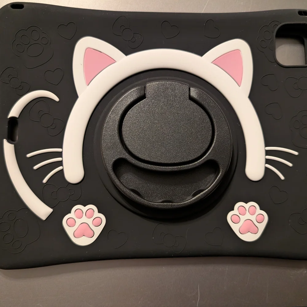Cute Cat Shockproof Tablet Case Black Cat Pattern For I-Pad Mini 5 7.9