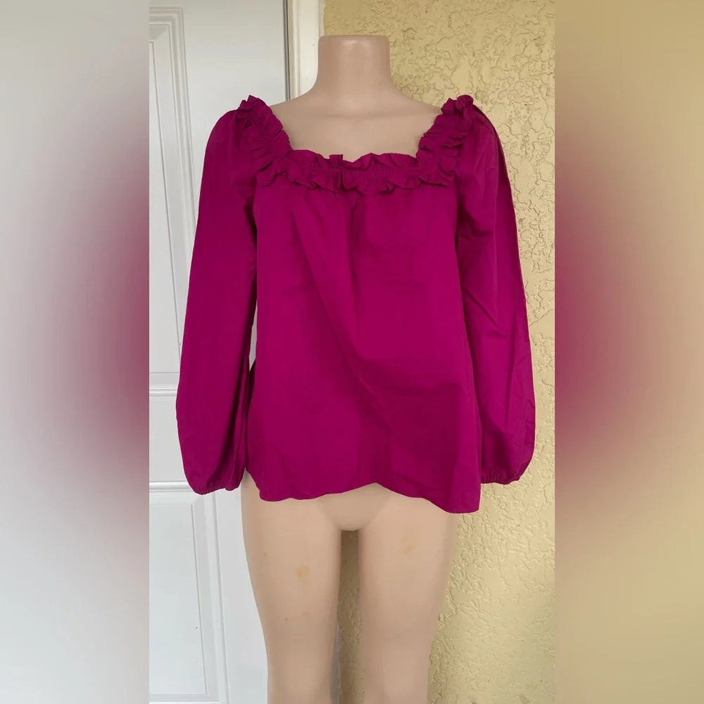 J. Crew chic fuchsia