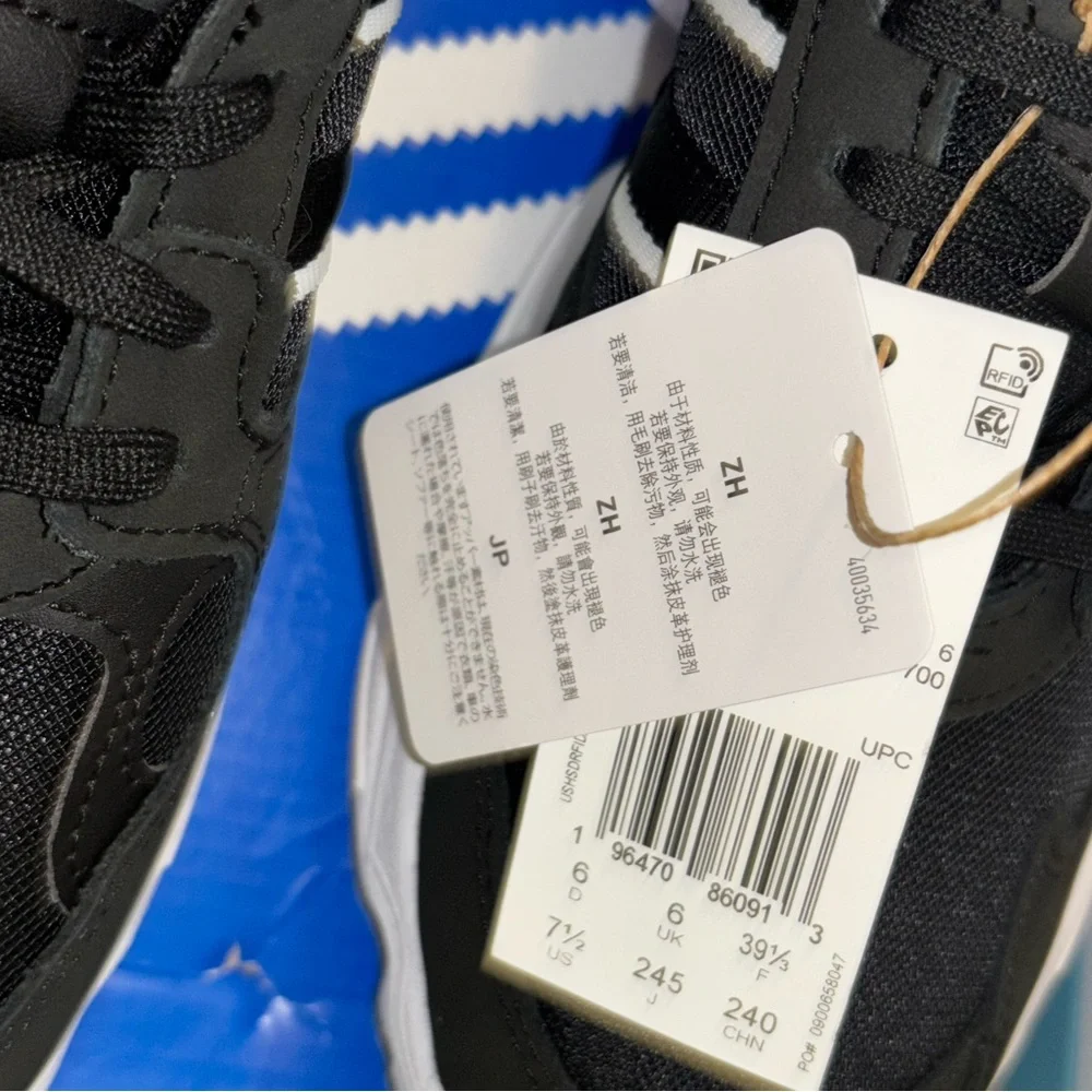 Adidas Falcon 7.5 Women’s Black and White Athletic Shoes