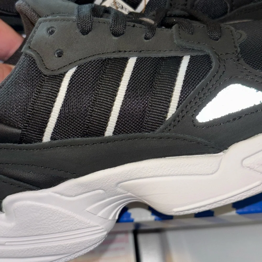 Adidas Falcon 7.5 Women’s Black and White Athletic Shoes