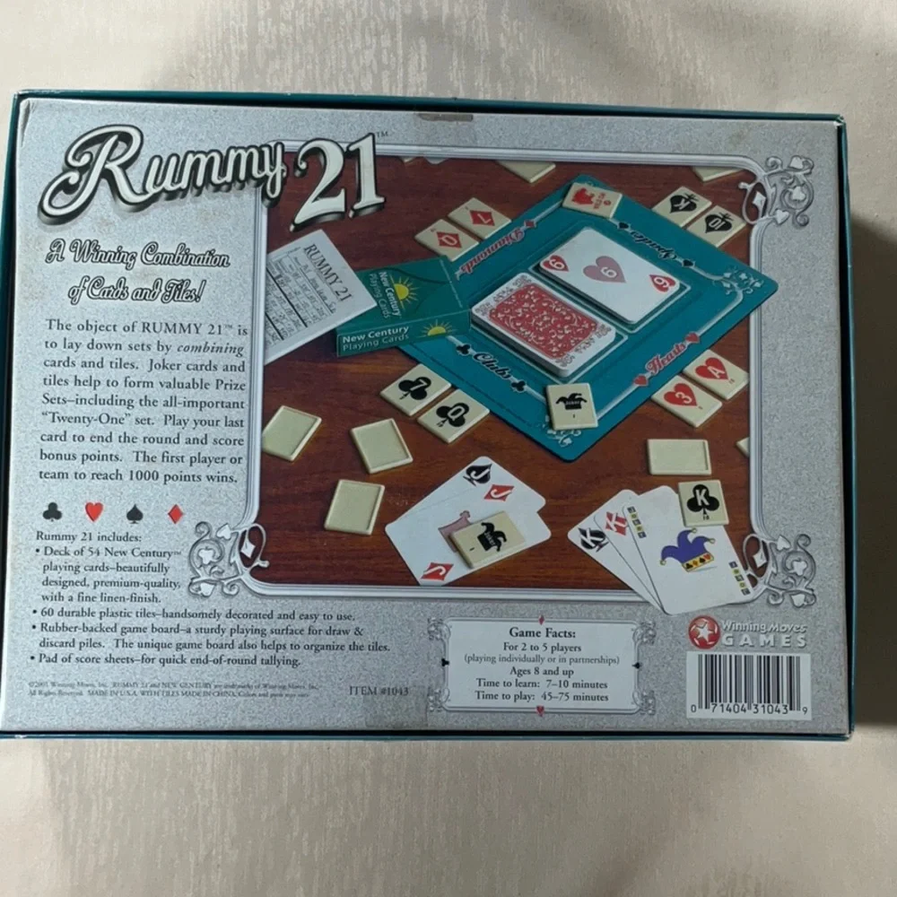 Winning Moves Game tiles combination