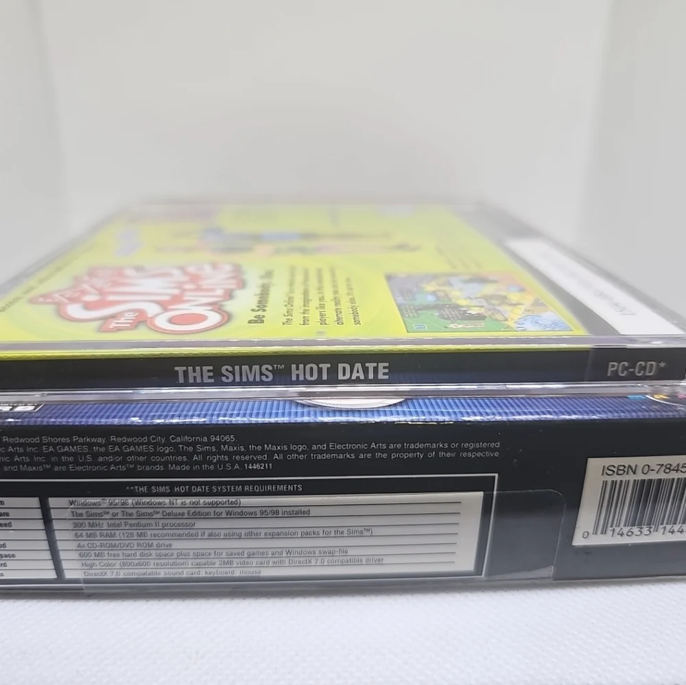 The Sims Hot Date Expansion Pack (Windows 95/98, 2001) Complete with Box