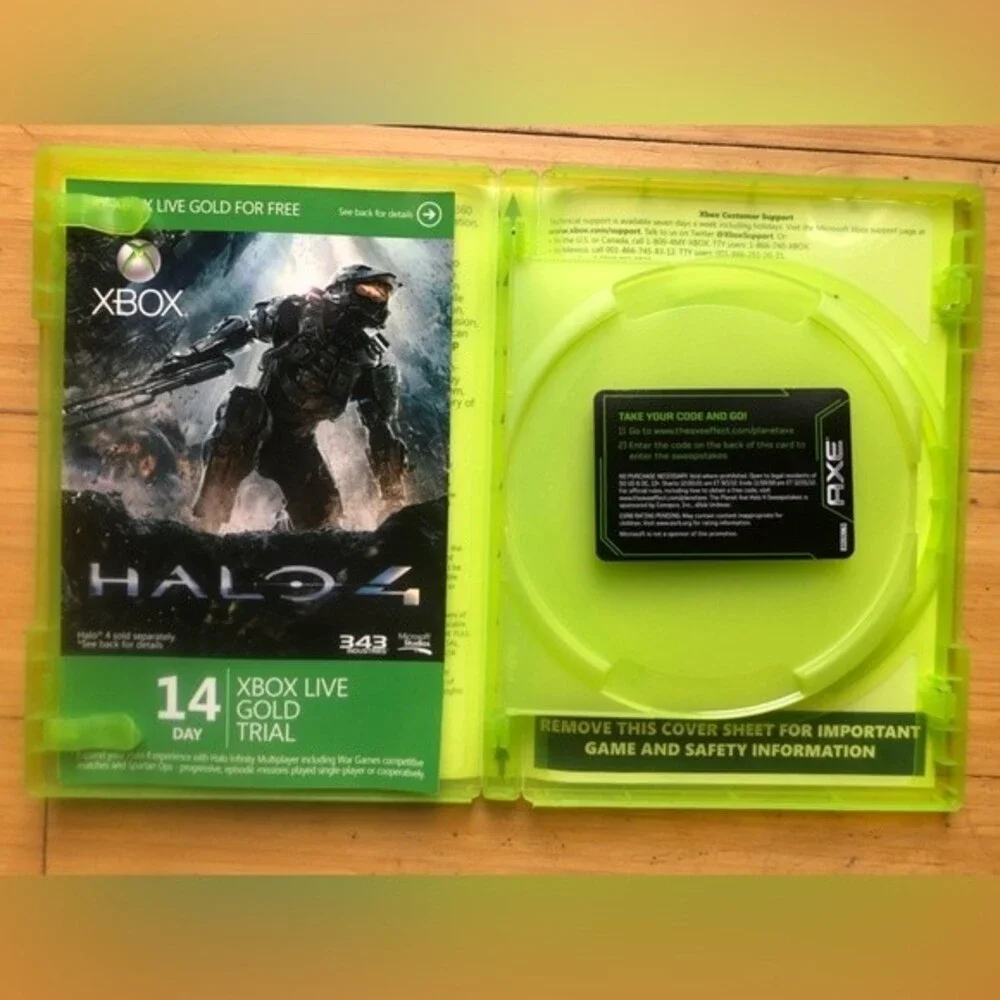 Halo 4 (Microsoft XBOX 360, 2012) *NO DISC*