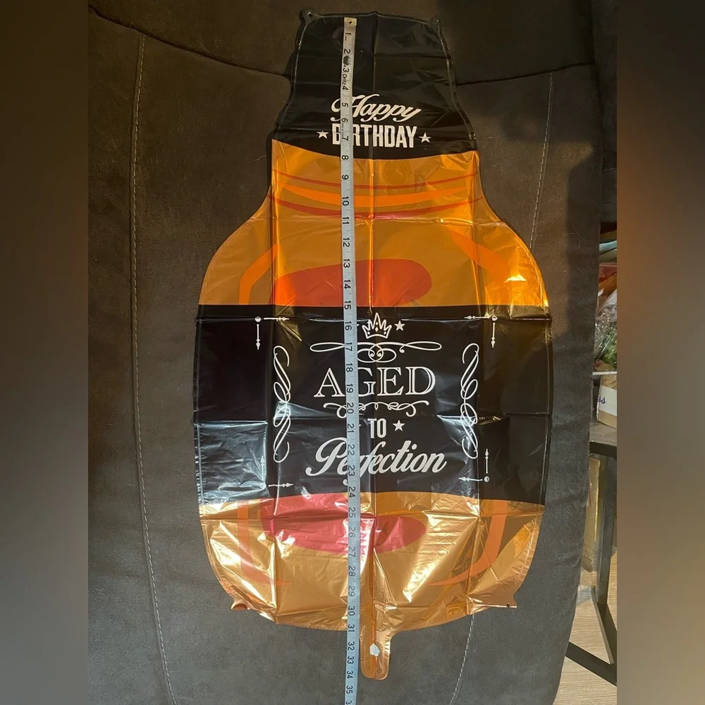 EXTRA LARGE Mylar Balloon - Happy Birthday, Aged to Perfection Balloon