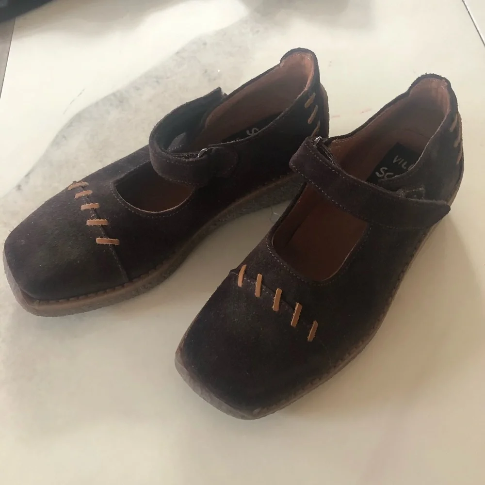 Villa Scarpa Italian Suede Girls Shoes