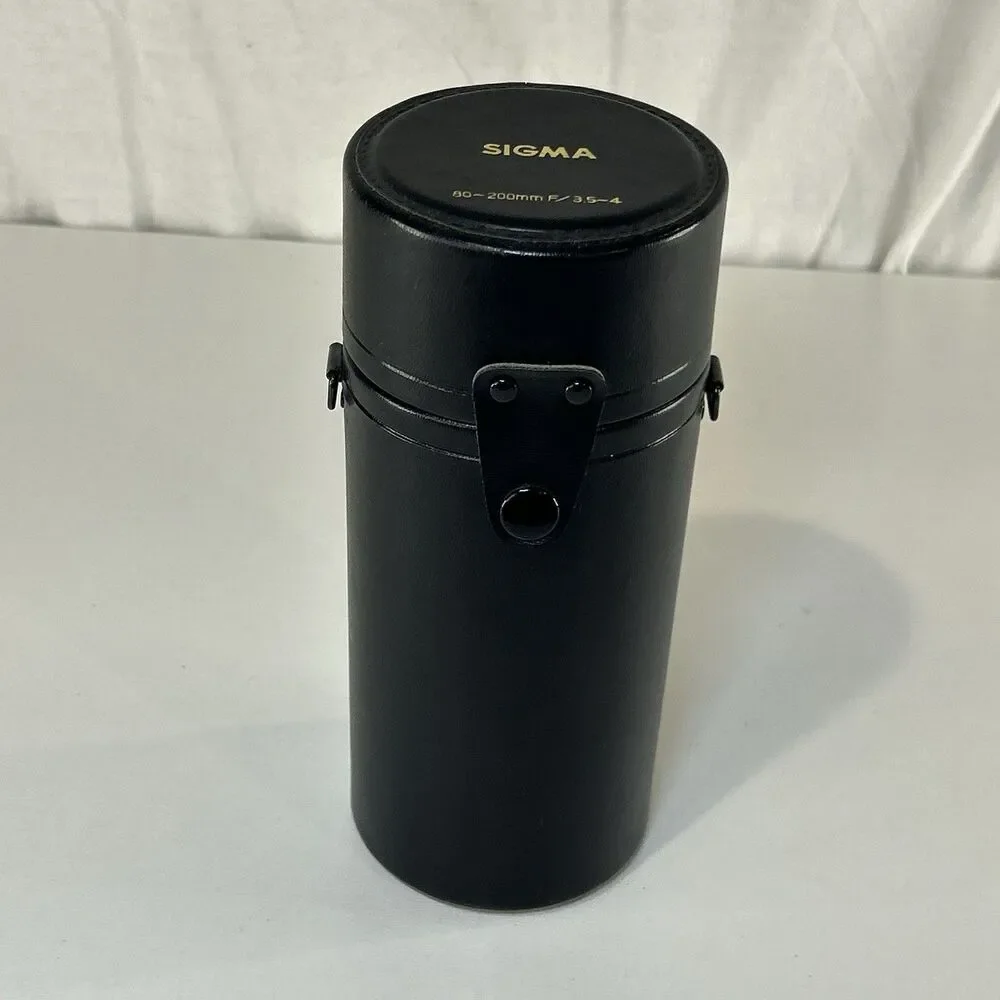 Sigma High Speed 80-200mm Zoom Lens Multi Coated 1:3.5-4 Cannon 52mm Haze1Filter