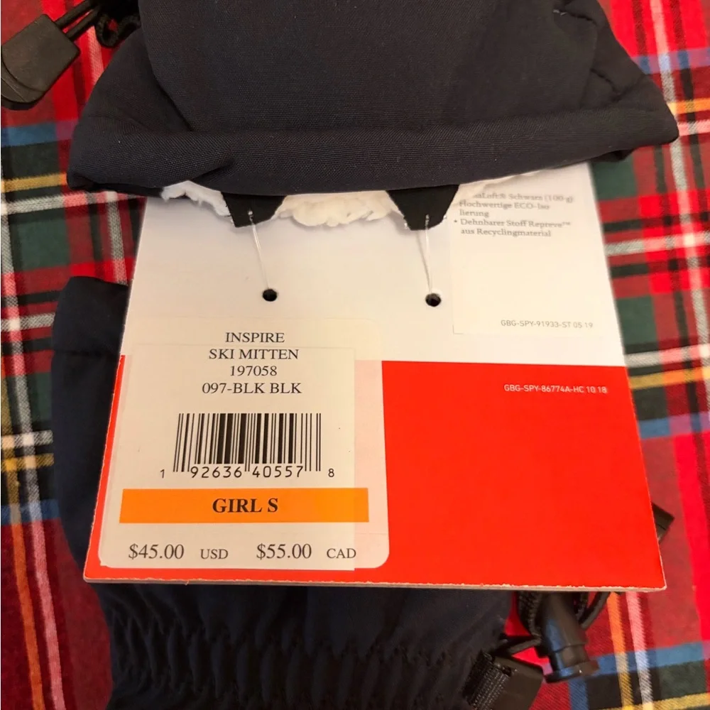 Spyder cozy black
