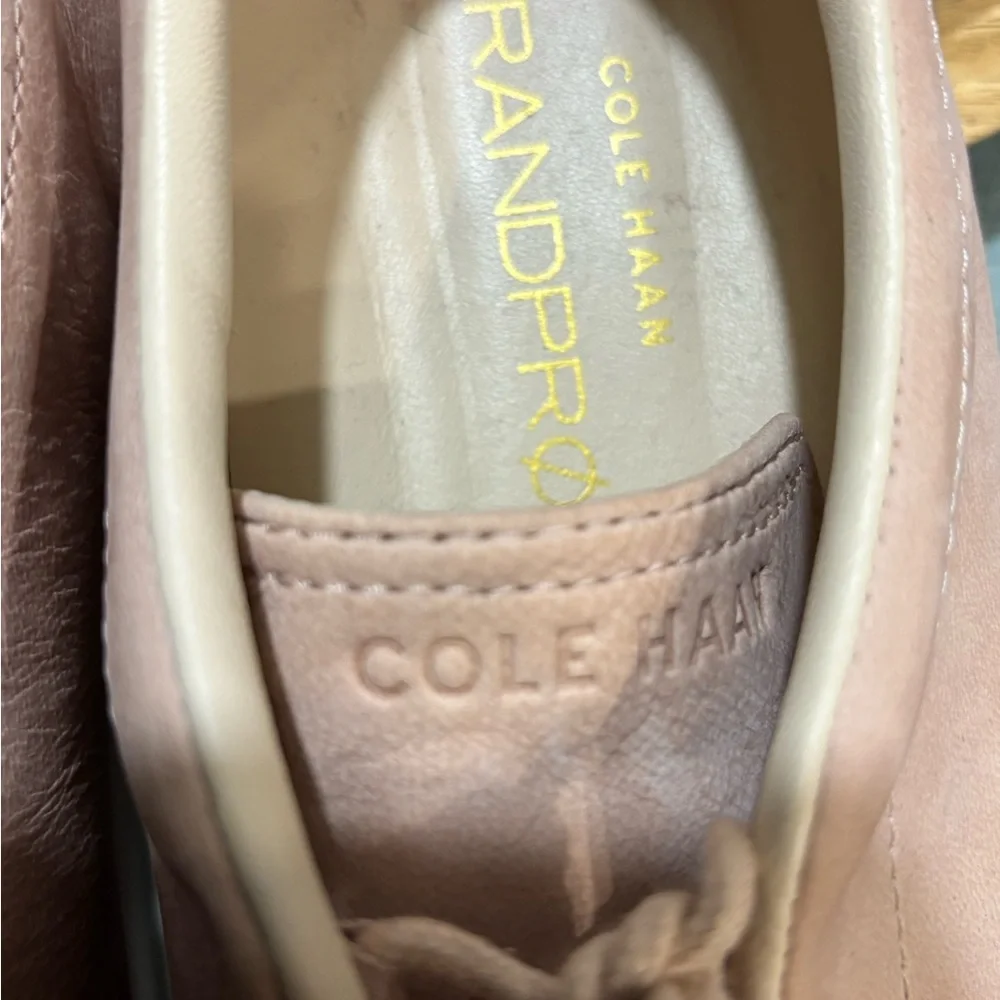 Cole Haan Blush Pink Leather Sneakers 9