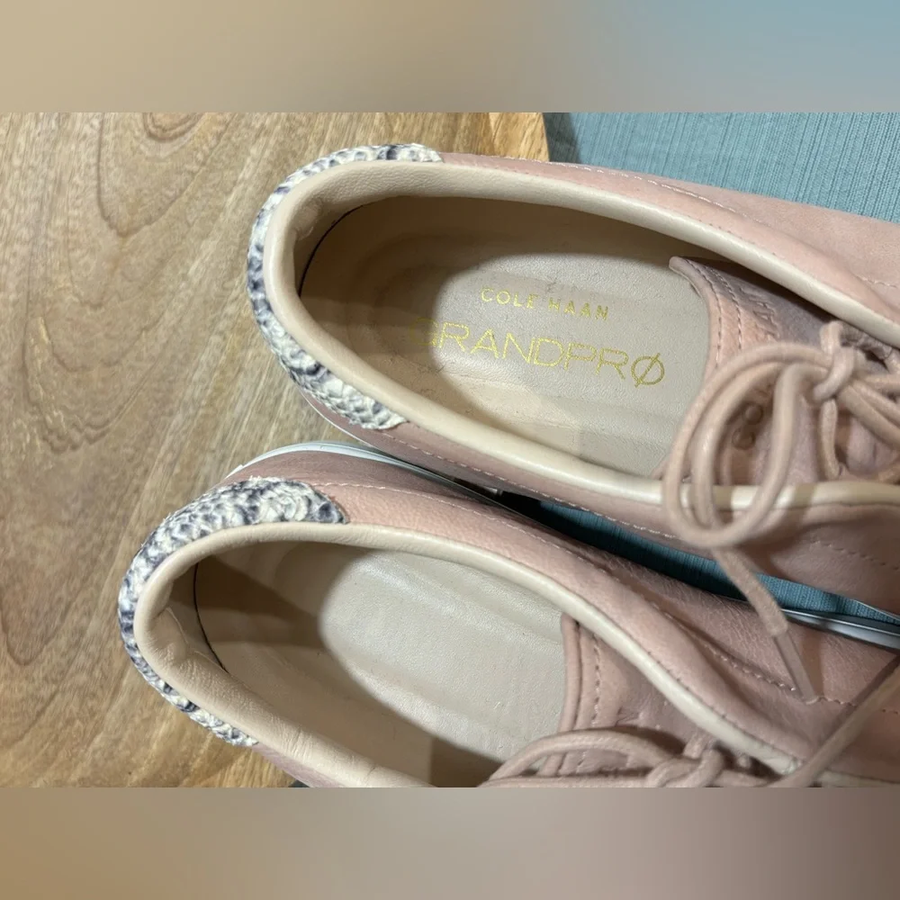 Cole Haan Blush Pink Leather Sneakers 9