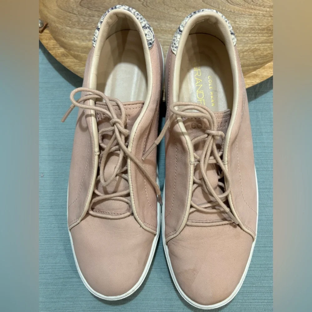 Cole Haan Blush Pink Leather Sneakers 9