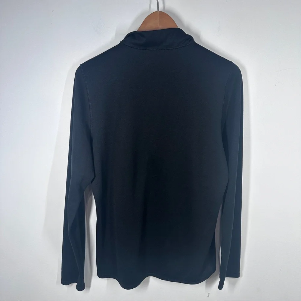 Patagonia Mens Capilene 3 Baselayer Quarter Zip Pullover Size Medium Black