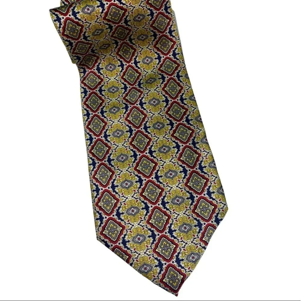 ST. LOREN Italy Silk Mens Tie