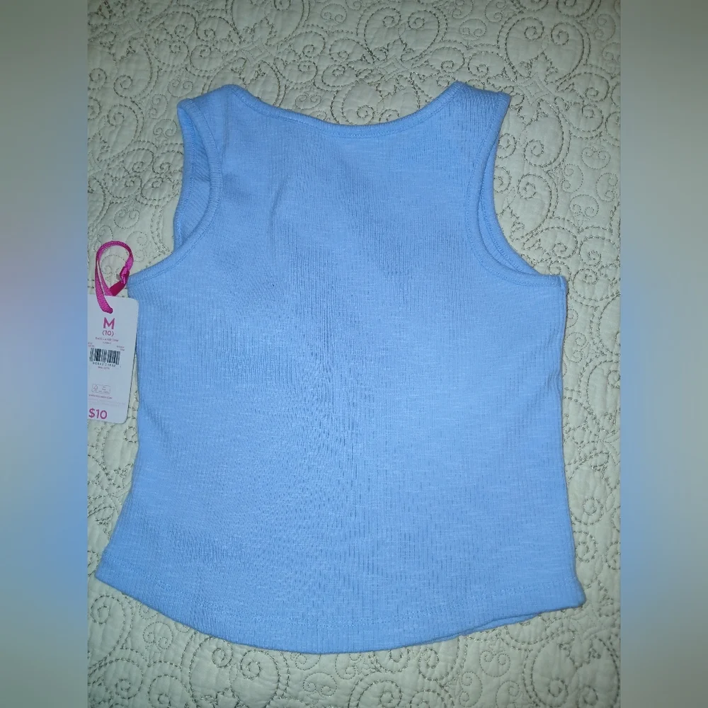 Justice Blue Base Layer Tank Size 10