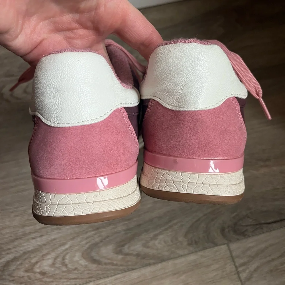 DV Dolce Vita Pink Blush and Maroon Sneakers