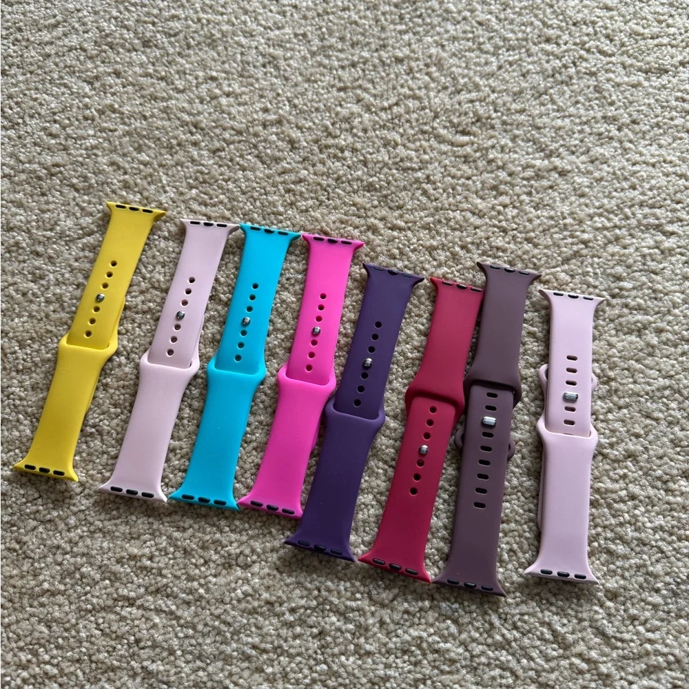 Colorful Apple Watch Bands Set