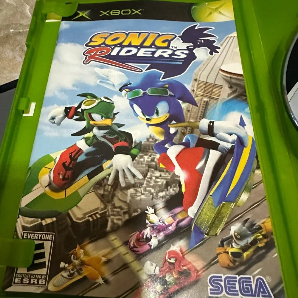 Sega Sonic Riders Microsoft Xbox 2006 Complete CIB W Manual Tested Works