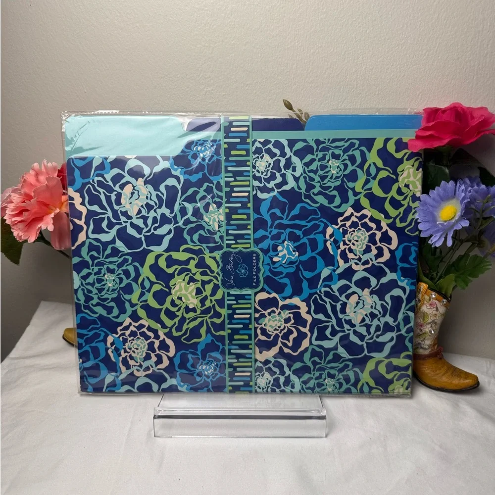 NWT Vera Bradley Katalina Blues File Folders