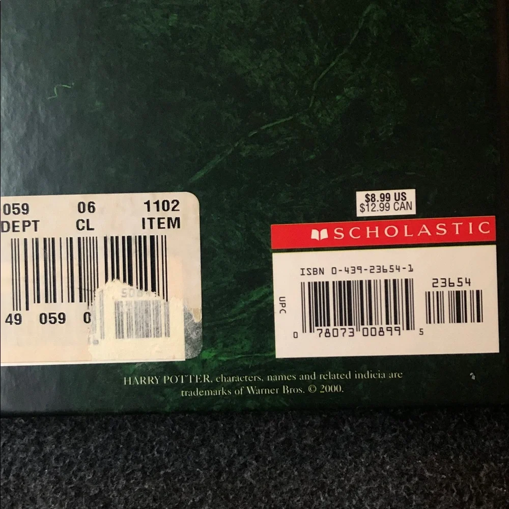 Scholastic harry potter