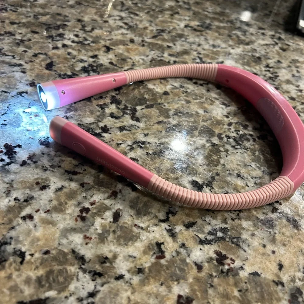 Flexible Pink LED Neck Reading Light
