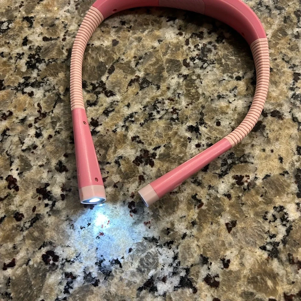 Flexible Pink LED Neck Reading Light