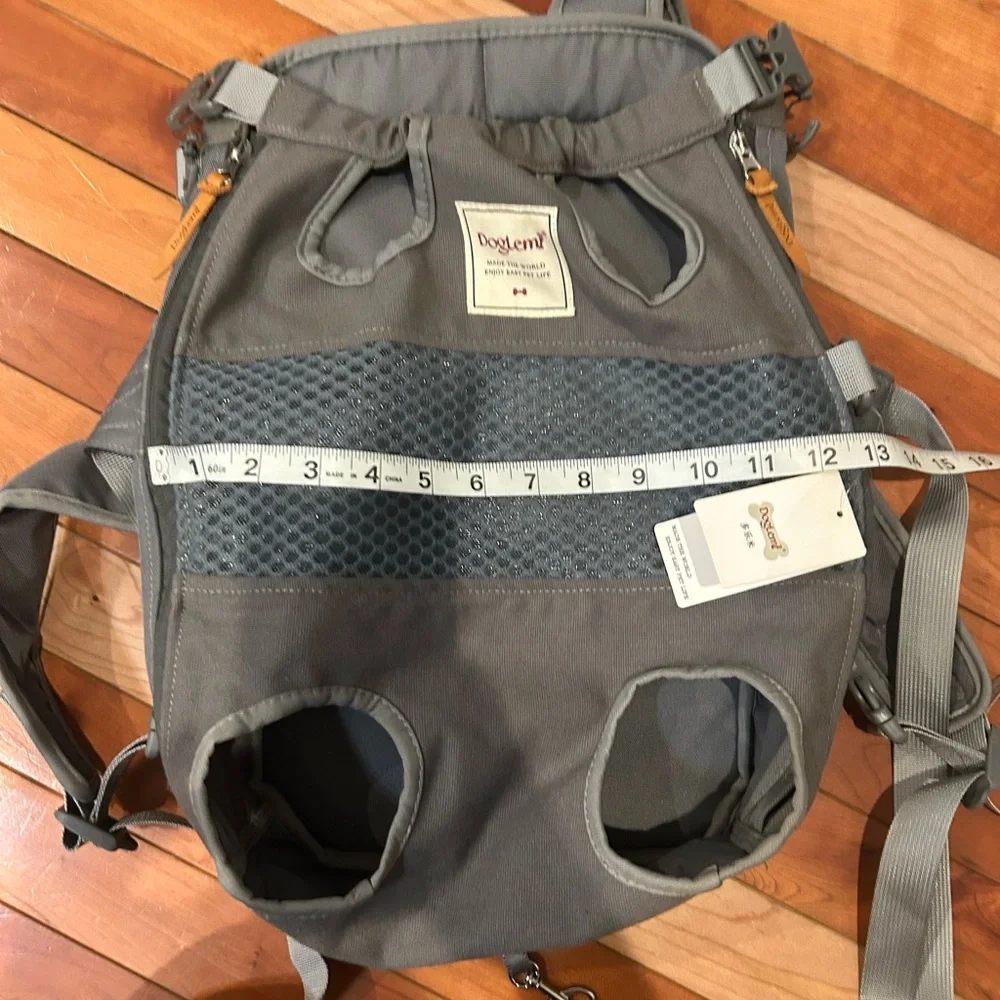Gray Dog Carrier Backpack NWT