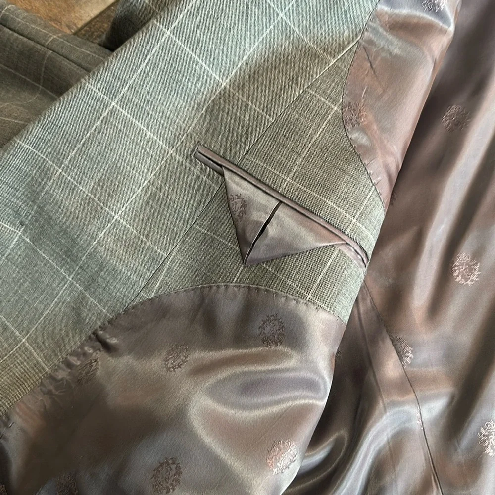Lauren Ralph Lauren Plaid Pinstripe Men's Blazer 50R